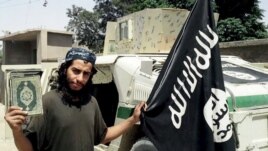An undated photograph of a man described as Abdelhamid Abaaoud that was published in the Islamic State's online magazine Dabiq and posted on a social media website. A Belgian national currently in Syria and believed to be one of Islamic State's most activ