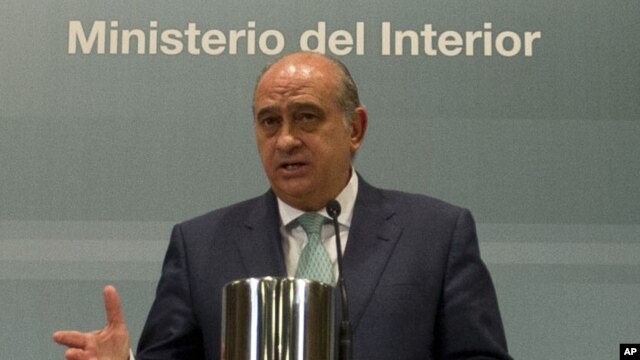 Spanish Interior Minister Jorge Fernandez Diaz, Aug. 2, 2012