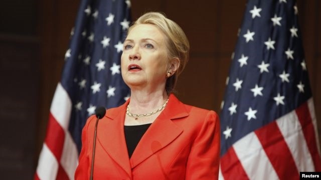Sakatariyar  harkokin wajen Amurka Hillary Clinton