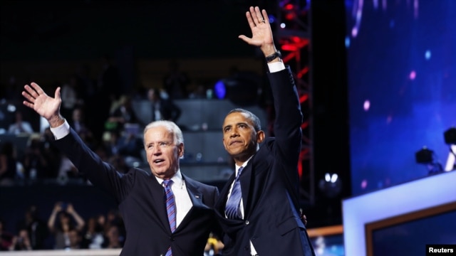 Prezident Barak Obama, vitse-prezident Jo Bayden