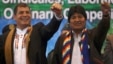 Los presidentes Rafael Correa (Ecuador) y Evo Morales (Bolivia), dos fuertes apostadores a la reelección.