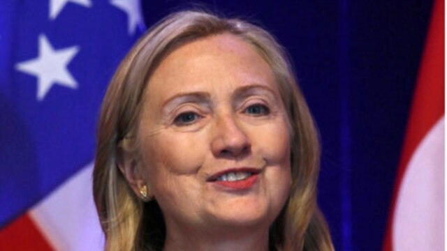 La secretaria de Estado de Estados Unidos, Hillary Clinton.
