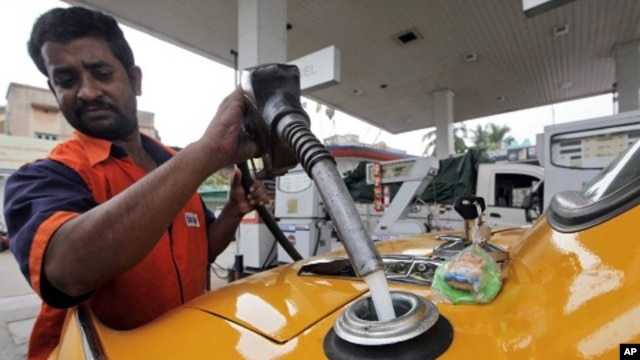 Man fills up with diesel at a fuel station in Kolkata (2011 File)