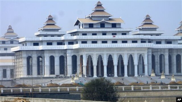 Parliament building in Naypyitaw, Burma. 