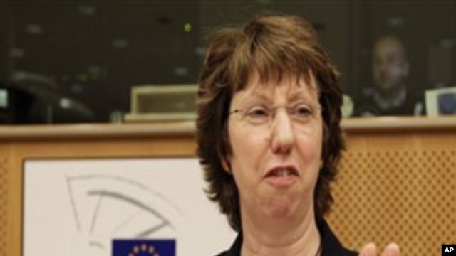 EU High Representative for Foreign Affairs Catherine Ashton attends a meeting on External Action Service, at the European Parliament in Brussels, 08 Nov. 2010