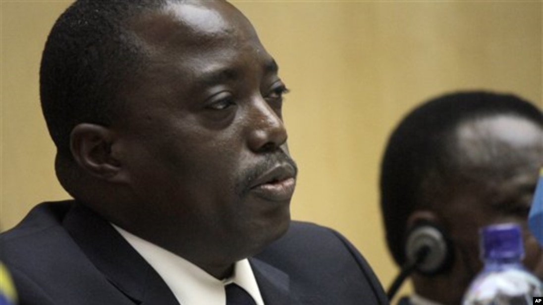 Joseph Kabila , president w'igihugu ca Republika ya Congo Iharanira Demokrasi 
