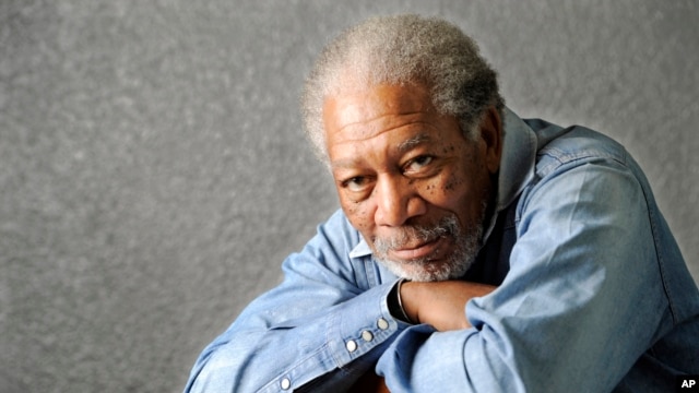 Foto de archivo de Morgan Freeman quien sufrió un accidente aéreo el sábado, en Mississippi.