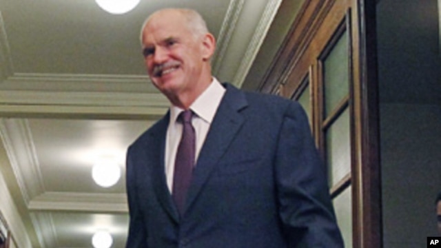 Greek Prime Minister George Papandreou, Nov 1, 2011