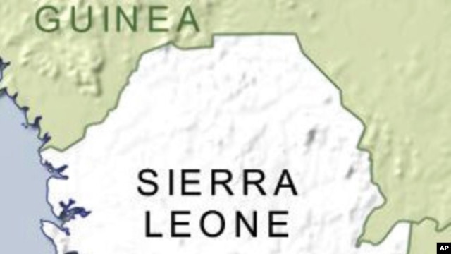 Map of Sierra Leone