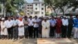 Bangladeshi Muslims attend the funeral of Xulhaz Mannan, who was stabbed to death by unidentified assailants, in Dhaka, Bangladesh, April 26, 2016.