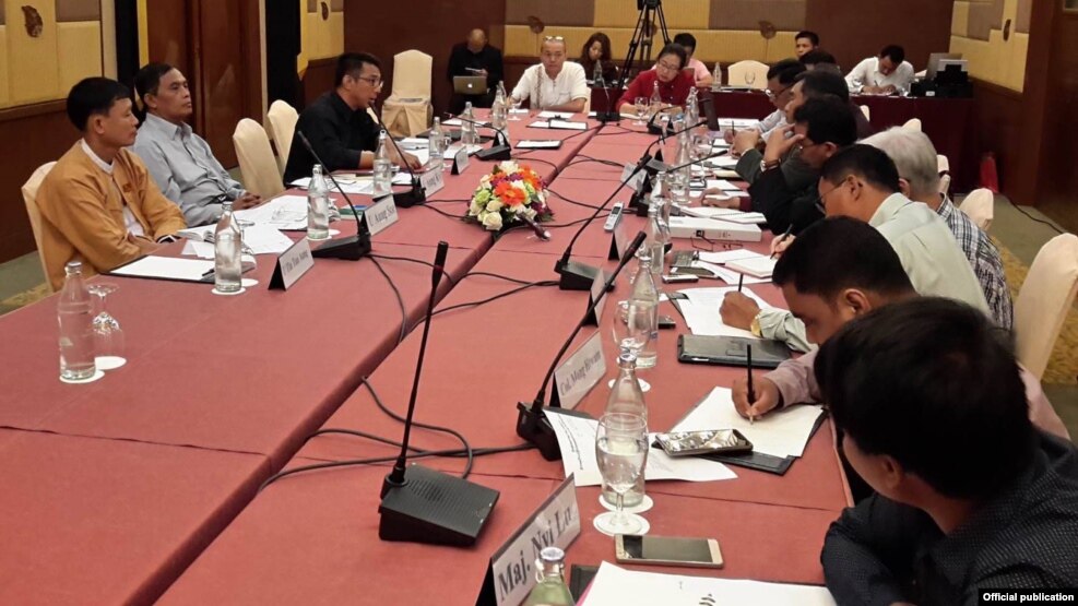 ၿငိမ္းခ်မ္းေရး ေကာ္မရွင္နဲ႔ ညီညြတ္ေသာတုိင္းရင္းသားလူမ်ဳိးမ်ား ဖက္ဒရယ္ေကာင္စီ UNFC ရဲ႕ ႏုိင္ငံေရးဆိုင္ရာ ညွိႏႈိင္းေဆြးေႏြးေရး ကိုယ္လွယ္အဖြဲ႔ DPN အဖြဲ႔တို႔ ေတြ႔ဆံုေဆြးေႏြး (Peace Commission)