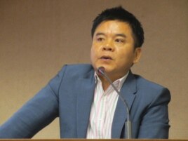 台湾在野党民进党立委莊瑞雄(美国之音张永泰拍摄)