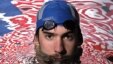 Olympic gold medalist Michael Phelps posing in the Belmont Plaza Olympic Pool in Long Beach, Calif. (Jan 2008 file photo)