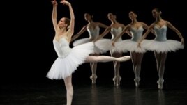 Dancers of the Paris Opera Ballet perform at the Bolshoi Theater in Moscow in this file photo. 