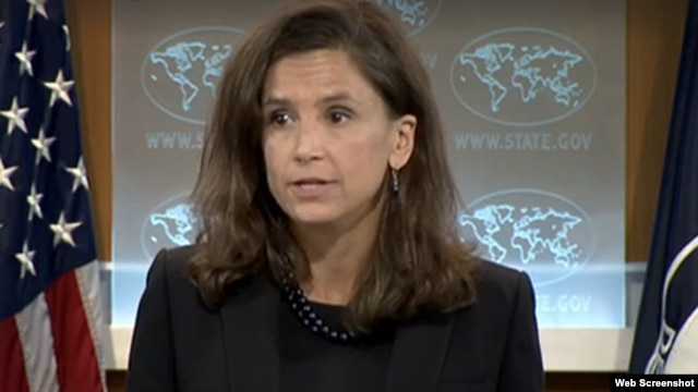 美国国务院发言人伊丽莎白·特鲁多 (国务院网站截图)