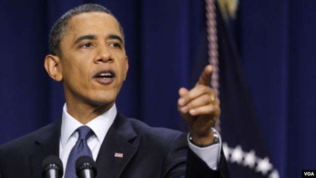 Obama dijo que Gadhafi está ignorando todas las advertencias para dejar de atacar a su propio pueblo.