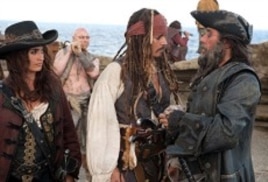 Captain Jack (Johnny Depp), Angelica (Penelope Cruz), Blackbeard (Ian McShane) and their eerie crew land on an island where they hope to find the fabled Fountain of Youth.