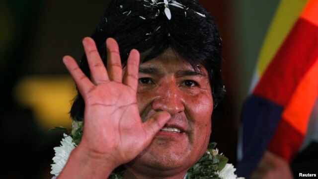 Tổng thống Bolivia Evo Morales.