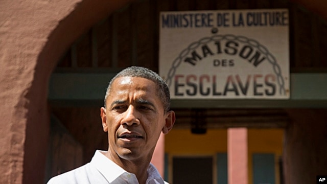 Rais Barack Obama baada ya kuzuru kisiwa cha  Goree,Senegal, June 27, 2013.