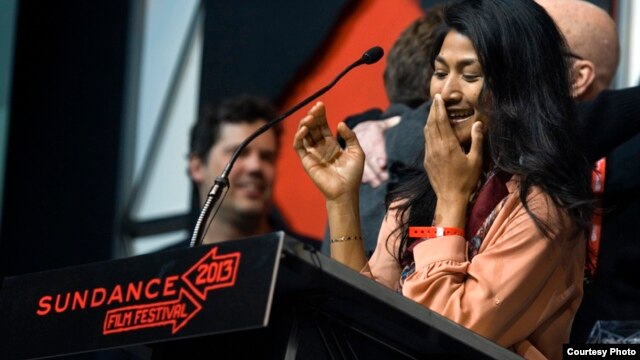 Director, Kalyanee Mam's film "A River Changes Course" about her native country, Cambodia, wins the 2013 Sundance Film Festival's Grand Jury Prize for World Cinema Documentary at the Awards Ceremony on Saturday, January 26th in Park City, Utah.