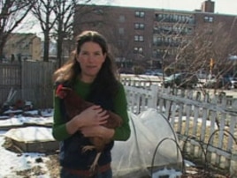 Washington resident Amanda Cundiff consumes fresh eggs from the chickens she raises in her backyard.