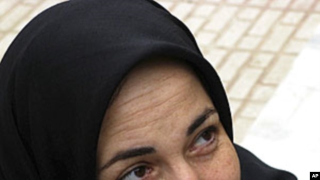 Iran's prominent activist and rights campaigner Haleh Sahabi (file photo)