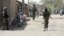 Tropas nigerianas em patrulha no Estado do Borno, no norte da Nigéria