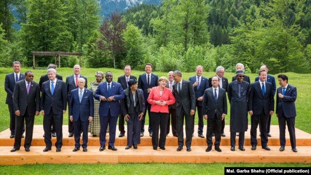 Các lãnh đạo của 7 nước mạnh nhất thế giới tại cuộc họp thượng đỉnh của khối ở