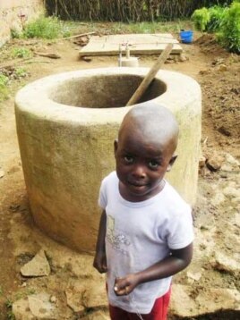 Nierenberg met with young people all over Africa, such as this Rwandan boy, who are increasingly becoming positively involved in food production