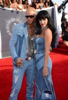 Riff Raff and Katy Perry (Photo by Jordan Strauss/Invision/AP)