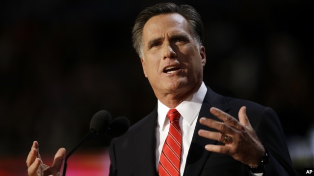 Capres Partai Republik, Mitt Romney menyalahkan reaksi pemerintahan Obama atas serangan terhadap Kedutaan AS di Kairo (foto: dok).