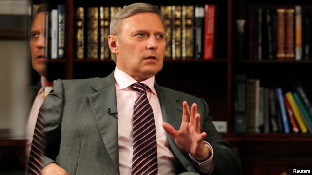 Михаил Касьянов в Вашингтоне