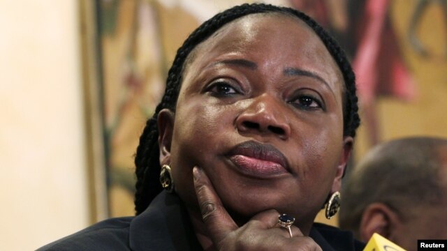 FILE - Chief Prosecutor Fatou Bensouda of the International Criminal Court (ICC). 