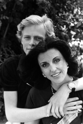 Albina du Boisrouvray with her son Francois-Xavier Bagnoud. He died in 1986 during a search-and-rescue operation in Mali. (PHOTO/Philippe Ledru Sigma par Monique Plemianikoff.)