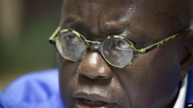 Nana Akufo-Addo (photo du 6 déc. 2012)