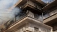 A burning house is seen in Sheikh Yasine neighborhood after it was damaged from what activists say is shelling from the Syrian Regime in Deir al-Zor, May 17, 2013. 