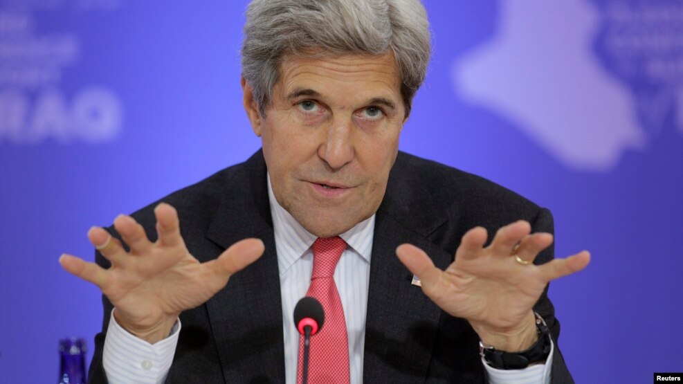 Ngoại trưởng Mỹ John Kerry sẽ tới Lào vào ngày 25/7.