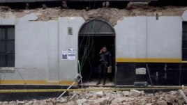 Poblados enteros han quedado derrumbados.