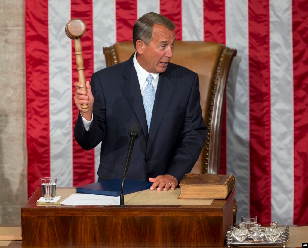 Boehner Re-elected As US House Speaker