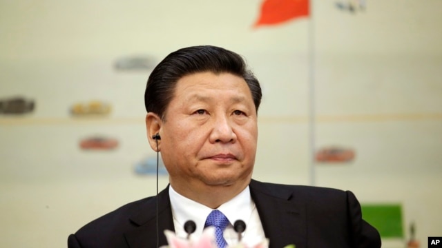 Chủ tịch Trung Quốc Tập Cận Bình tham dự một cuộc họp tại Bắc Kinh, ngày 3/11/2015. Ông Tập cho biết Trung Quốc cần tăng trưởng kinh tế ít nhất là 6,5% trong năm tới.