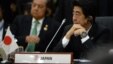 Japanese Prime Minister Shinzo Abe attends ASEAN summit, Brunei, Oct. 10, 2013.