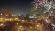 Fireworks explode as tens of thousands of Egyptians celebrate the fall of the regime of former President Hosni Mubarak in Tahrir Square in downtown Cairo, Egypt, February 18, 2011.