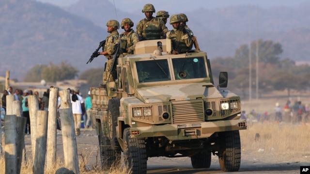 South Africa Mine Violence