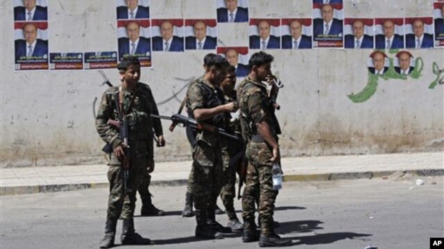 Yemeni soldiers in Sanaa, Yemen (file photo)