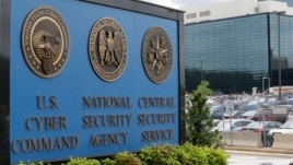 FILE - A sign stands outside the National Security Administration (NSA) campus in Fort Meade, Maryland, June 6, 2013. 