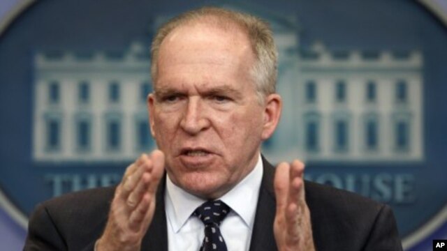 John Brennan, assistant to the president for homeland security and counterterrorism, speaks about the killing of Osama bin Laden from the Briefing Room of the White House in Washington. (File Photo -May 2, 2011) 