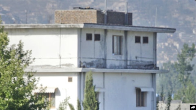 Osama bin Laden compound in Pakistan that was raided by US troops