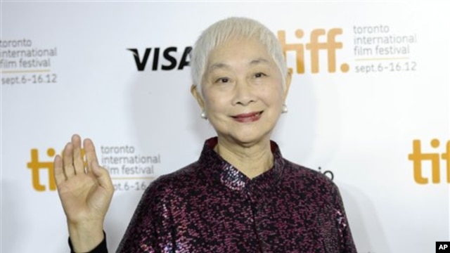 Chinese actress Lisa Lu arrives at the premiere for "Dangerous Liaisons" during the Toronto International Film Festival on Monday Sept. 10, 2012 in Toronto. (Photo by Evan Agostini/Invision/AP)