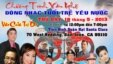 Poster chương trình Dòng Tuổi Trẻ Yêu Nước