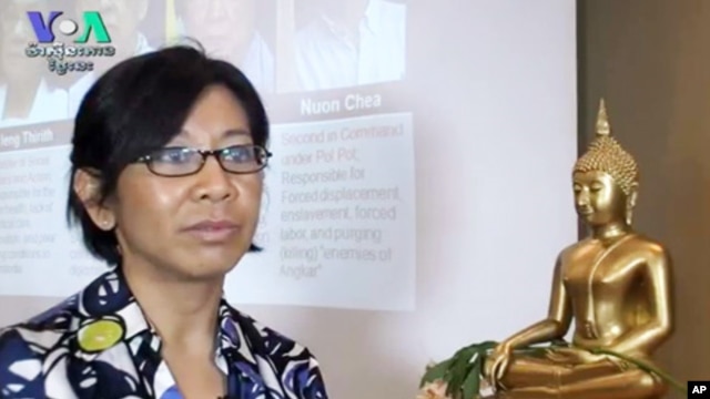 Nou Leakhena, a Cambodian-American sociologist and professor, spends much of her free time helping other Cambodians in the US.